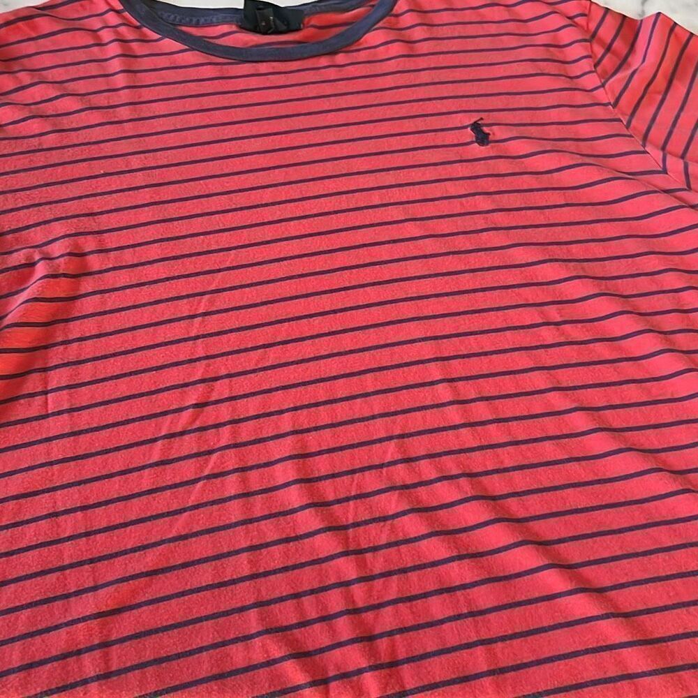 Polo by Ralph Lauren Striped Ring Neck  Crew T Sz. L
